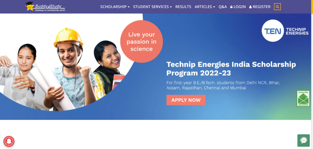 Hdfc scholarship home page