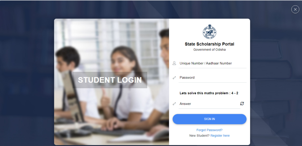 Odisha State Scholarship Portal 2024