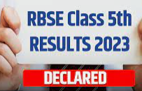 RBSE Class 5th Result
