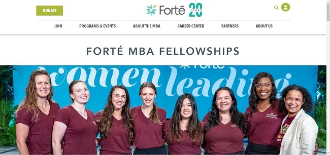 Forte MBA Fellowships for Women
