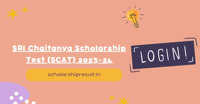 SRI Chaitanya Scholarship Test (SCAT) 2023-24